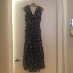 Floral print maxi dress